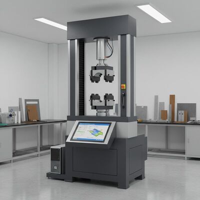 सामग्री विश्लेषण के लिए 0.5-500kN परीक्षण बल रेंज, ±0.5% परीक्षण गति सटीकता, और 650mm अधिकतम परीक्षण चौड़ाई वाली तन्यता परीक्षण मशीन