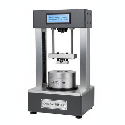 सामग्री परीक्षण के लिए ±1% परीक्षण बल सटीकता, 120 मिमी परीक्षण व्यास, और ±0.5% परीक्षण गति सटीकता वाली तन्यता परीक्षण मशीन